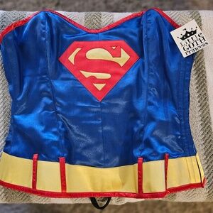 Super Woman Girl Man Corset 30" LARGE